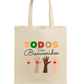 SPANISH - Tote Bags (BLACK OR NATURAL) - Todos Son Bienvenidos